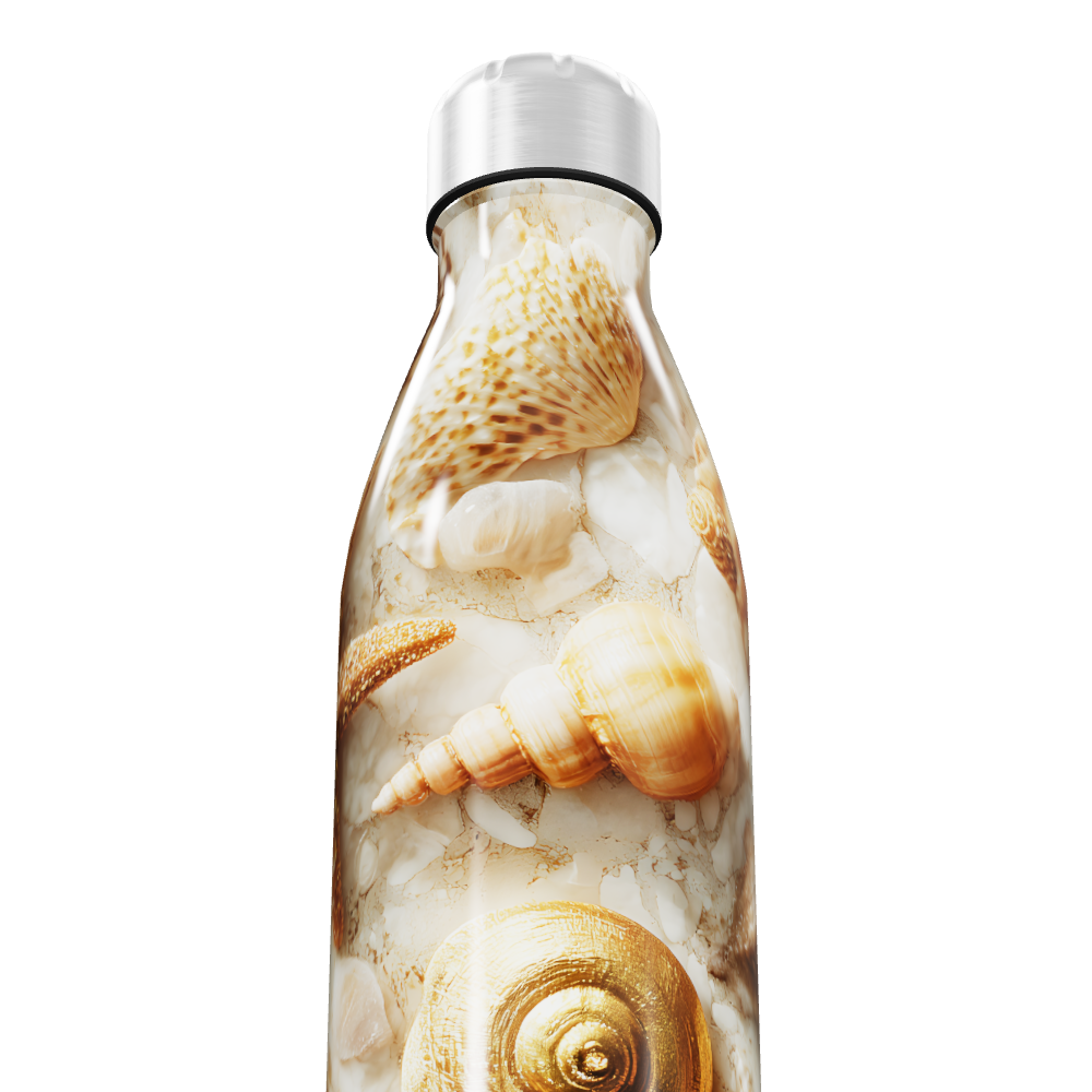 Garrafa Inox - Conchas Marinhas 500ml