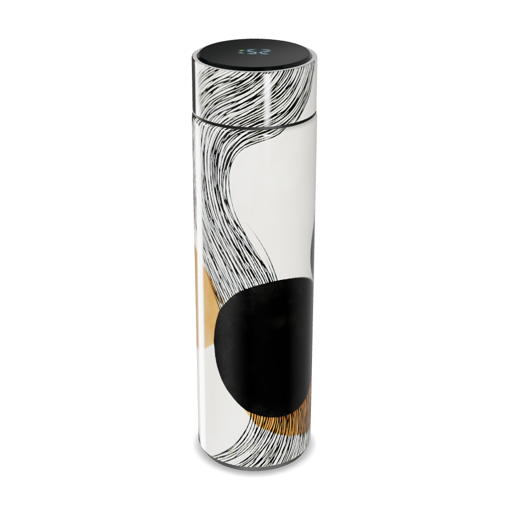 Garrafa Térmica Touch - Estampa Abstrata Colorida