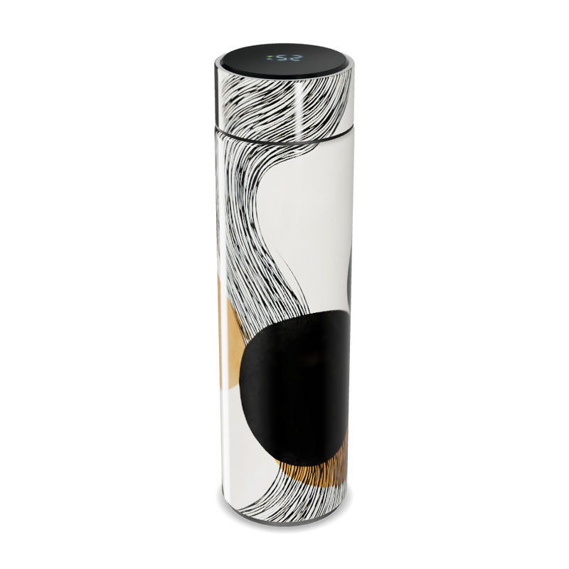 Garrafa Térmica Touch - Estampa Abstrata Colorida