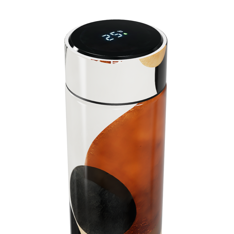 Garrafa Térmica Touch - Estampa Abstrata Colorida