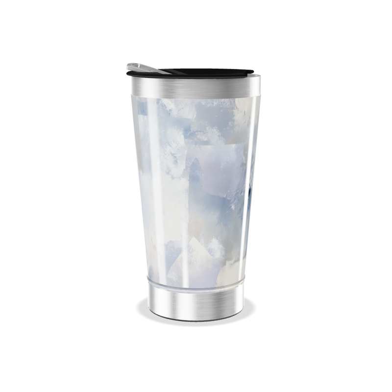 Copo Térmico - Aço Inox Estampa Abstrata