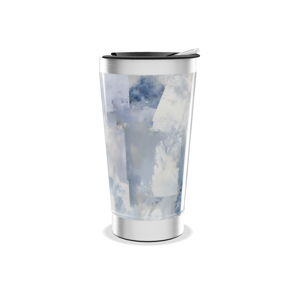 Copo Térmico - Aço Inox Estampa Abstrata