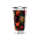Copo Térmico - Estampa Corações e Chamas