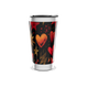 Copo Térmico - Estampa Corações e Chamas