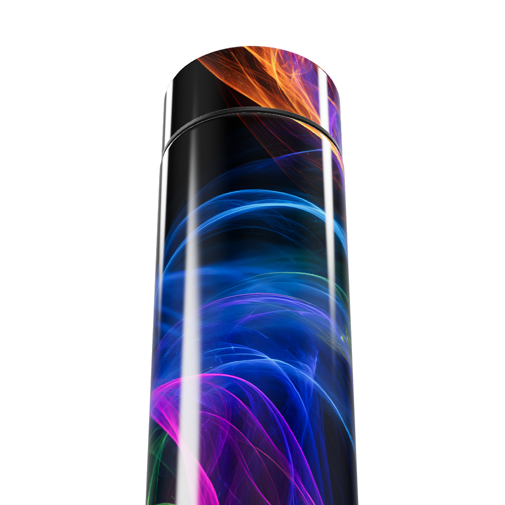 Garrafa Térmica Touch - Estampa Colorida LED