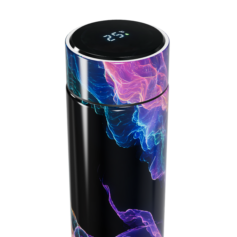 Garrafa Térmica Touch - Estampa Neon Colorida