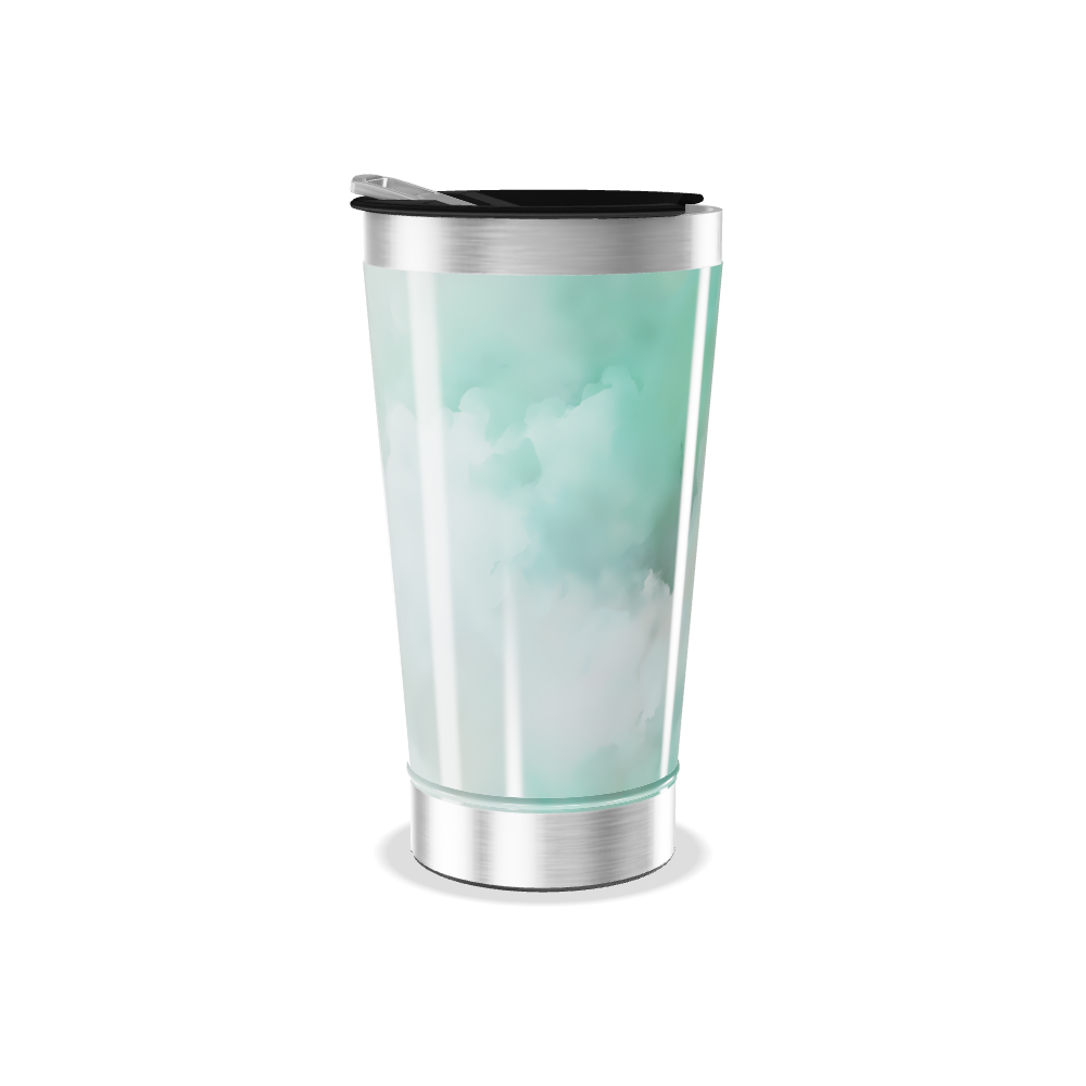 Copo Térmico - Verde Marmorizado Inox