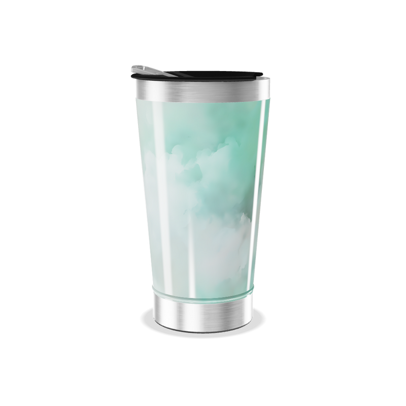 Copo Térmico - Verde Marmorizado Inox