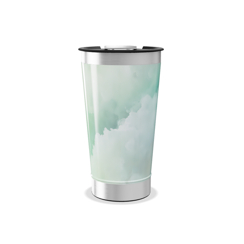 Copo Térmico - Verde Marmorizado Inox