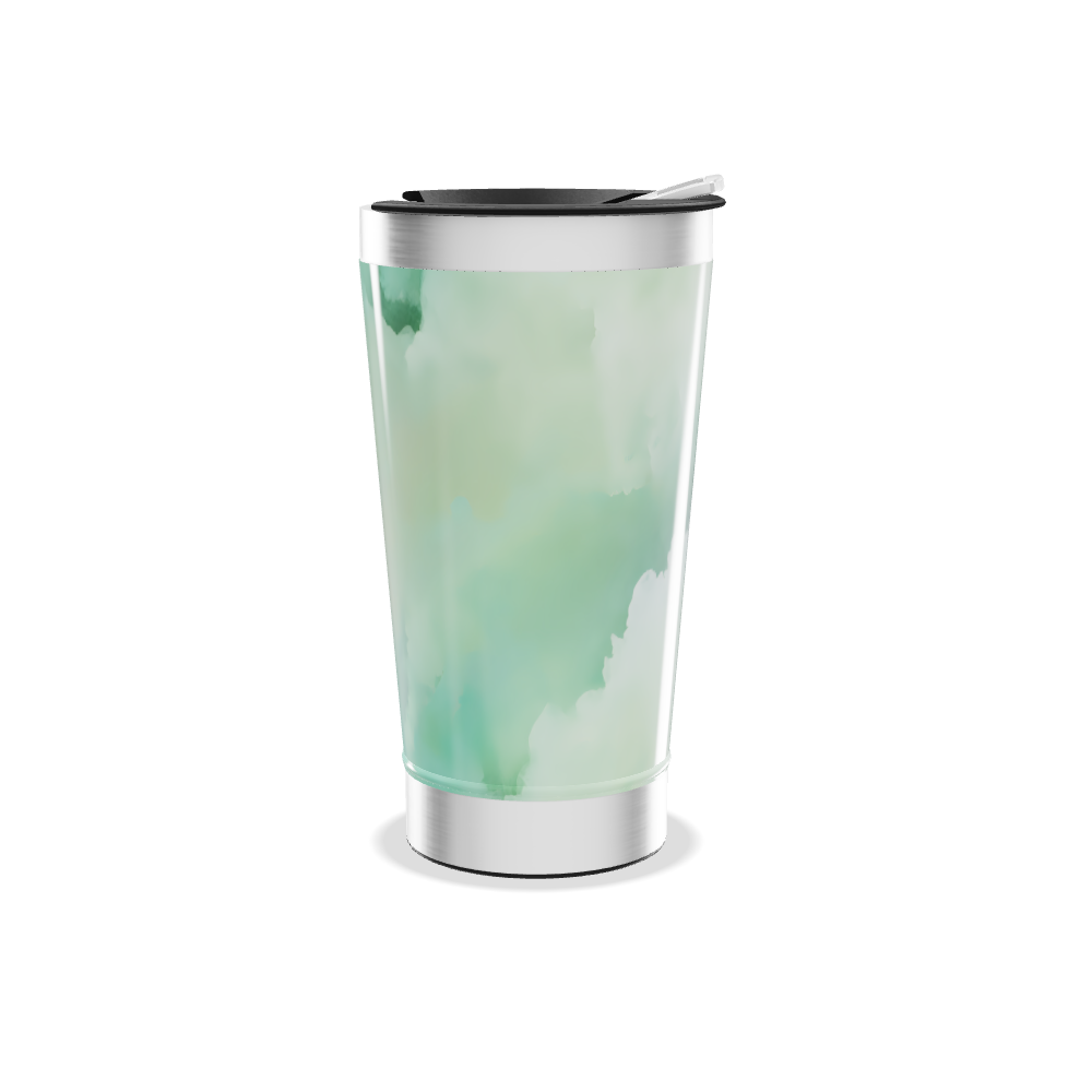 Copo Térmico - Verde Marmorizado Inox