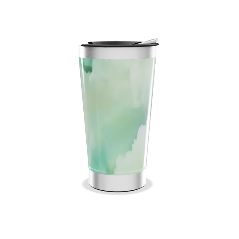 Copo Térmico - Verde Marmorizado Inox