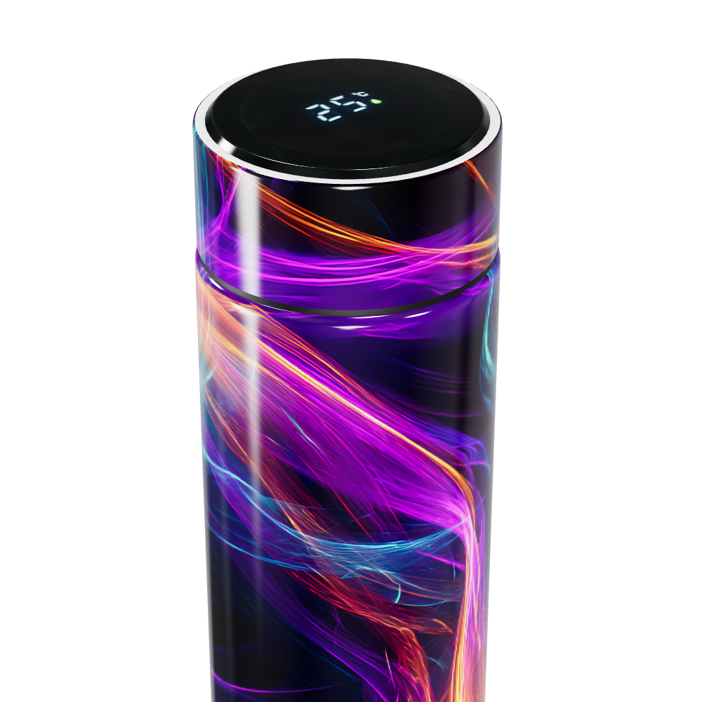 Garrafa Térmica Touch - Estampa Neon Colorida