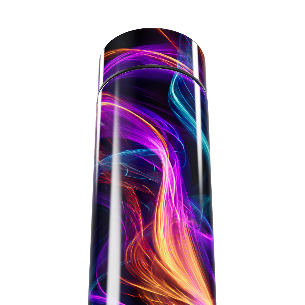 Garrafa Térmica Touch - Estampa Neon Colorida