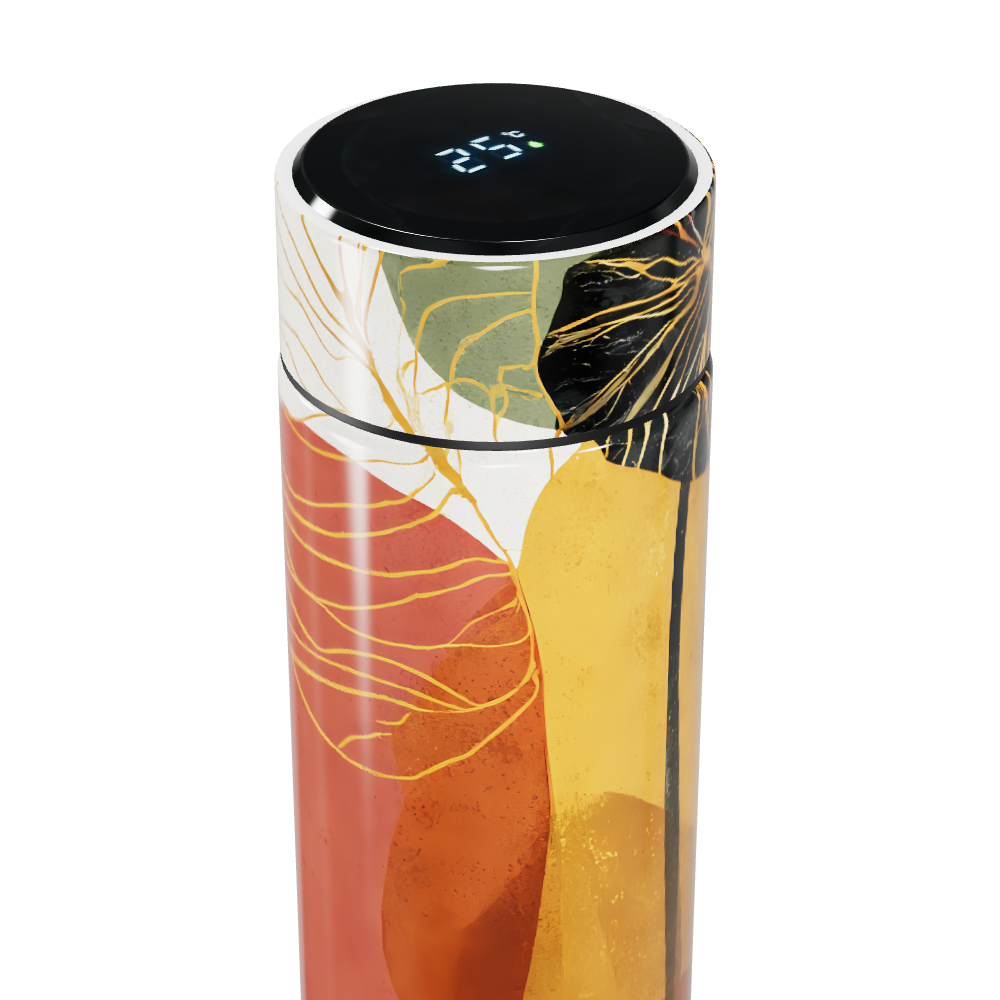 Garrafa Térmica Touch - Estampa Floral Colorida