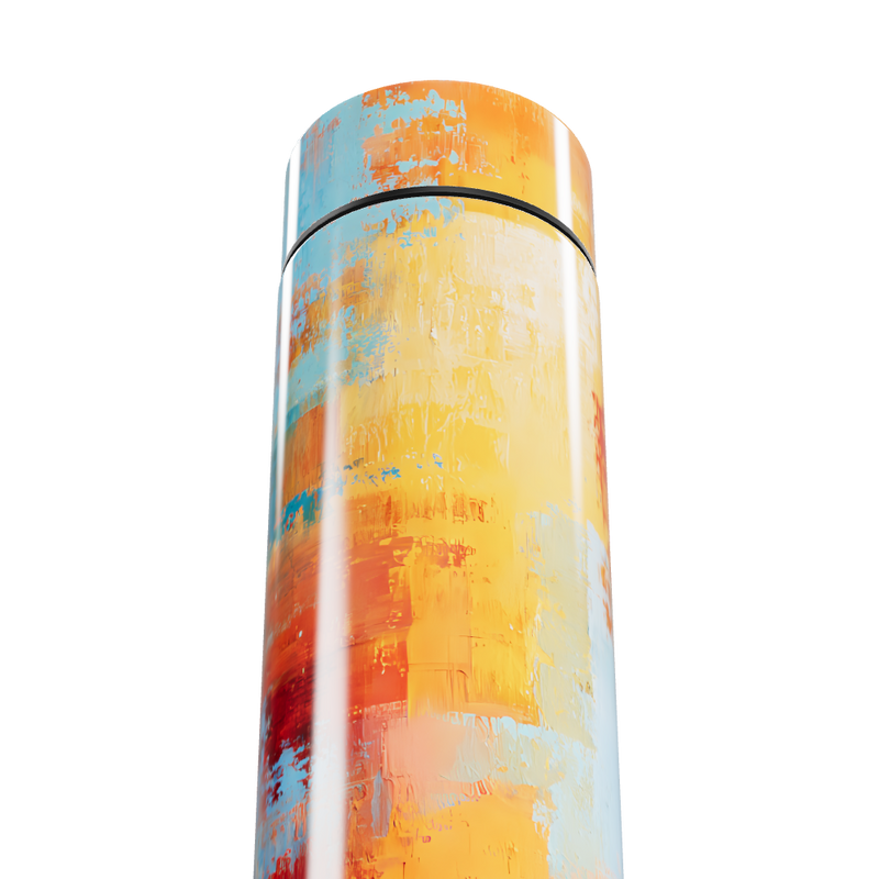 Garrafa Térmica Touch Estampa Abstrata Colorida