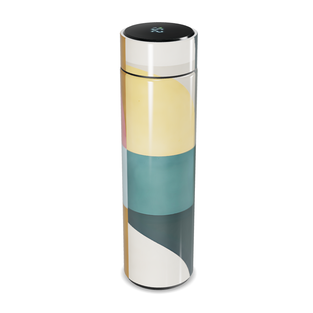 Garrafa Térmica Touch Colorida com Display LED