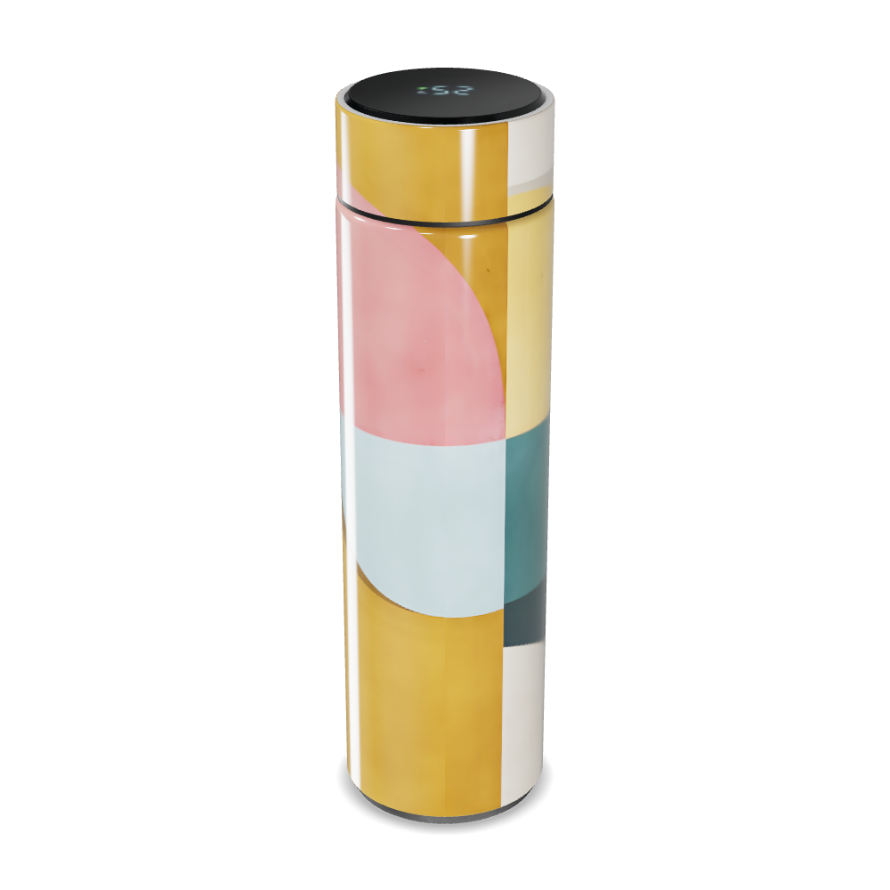 Garrafa Térmica Touch Colorida com Display LED