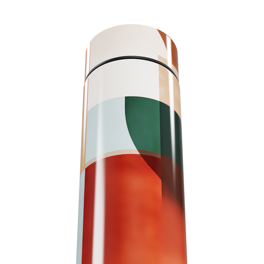 Garrafa Térmica Touch - Com Design Geométrico