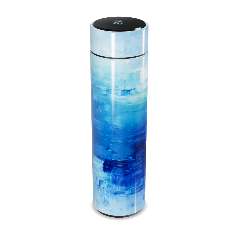Garrafa Térmica Touch - Azul com Display Digital