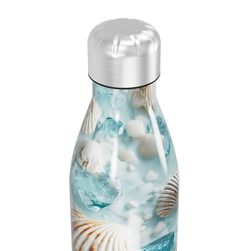 Garrafa Inox - Estampa Conchas Oceano