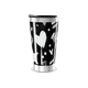 Copo Térmico - Preto com Desenhos Brancos
