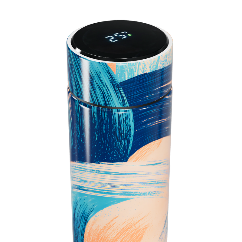 Garrafa Térmica Touch - Estampa Artística Colorida