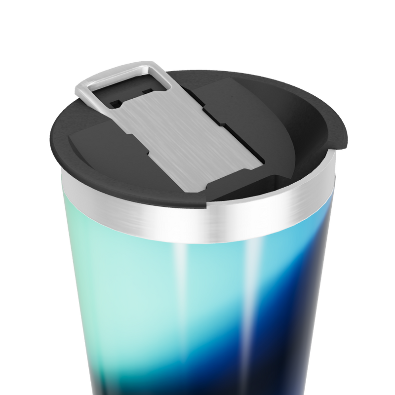 Copo Térmico - Azul Degradê Inox