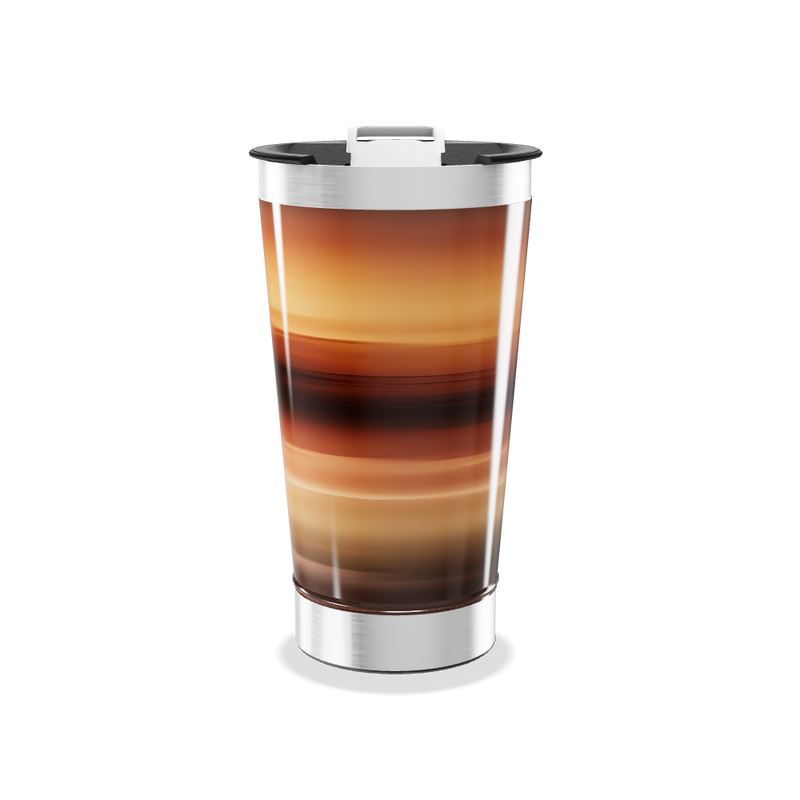 Copo Térmico - Estampa Degradê Marrom