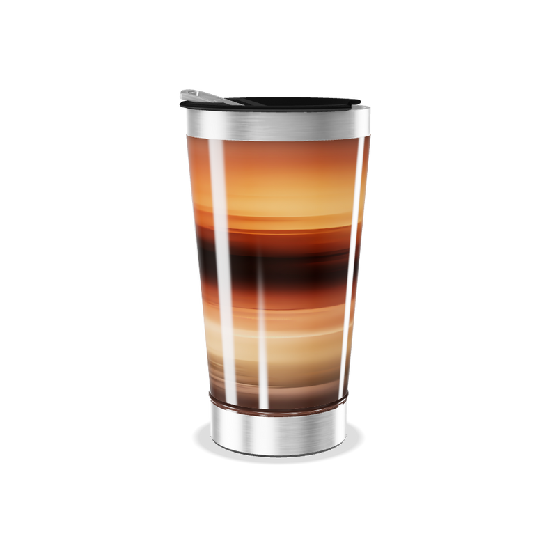 Copo Térmico - Estampa Degradê Marrom