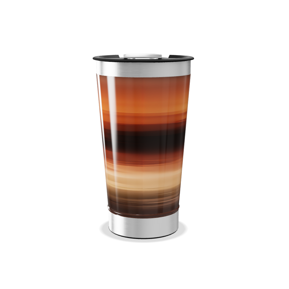 Copo Térmico - Estampa Degradê Marrom