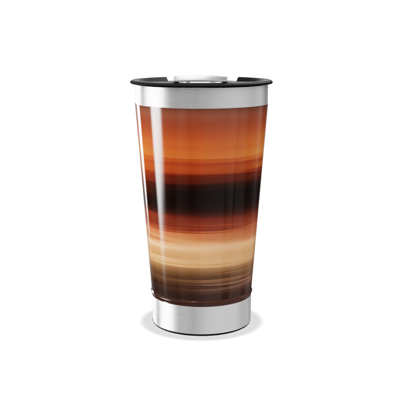 Copo Térmico - Estampa Degradê Marrom