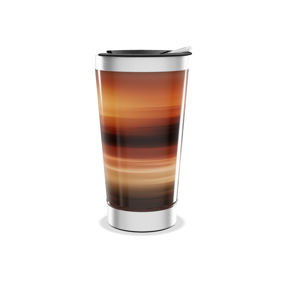 Copo Térmico - Estampa Degradê Marrom