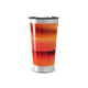 Copo Térmico - Aço Inox com Degradê Laranja