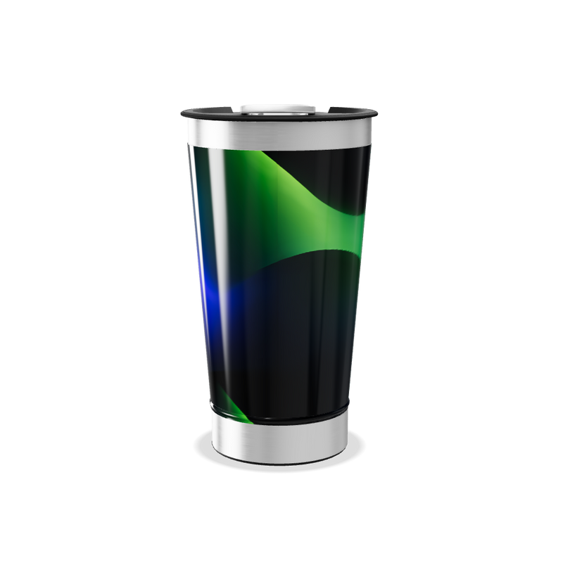 Copo Térmico - Azul Inox com Tampa