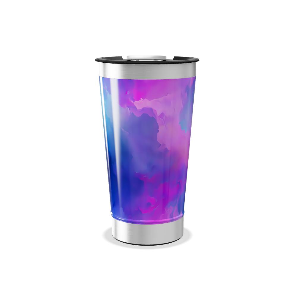 Copo Térmico - Azul degrade aço inox