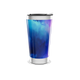 Copo Térmico - Azul degrade aço inox