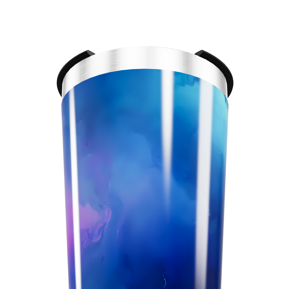 Copo Térmico - Azul degrade aço inox