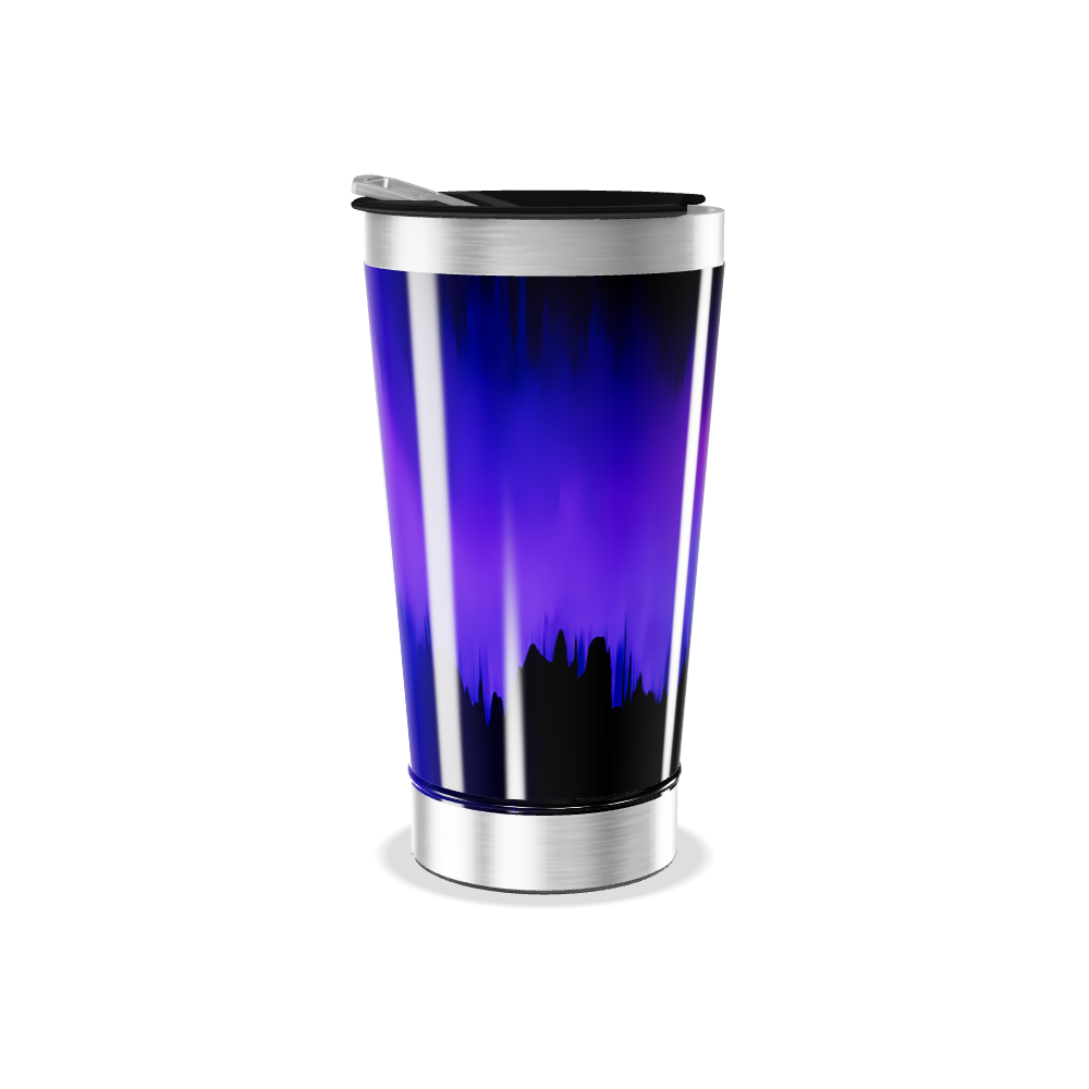Copo Térmico - Estampa Aurora Inox