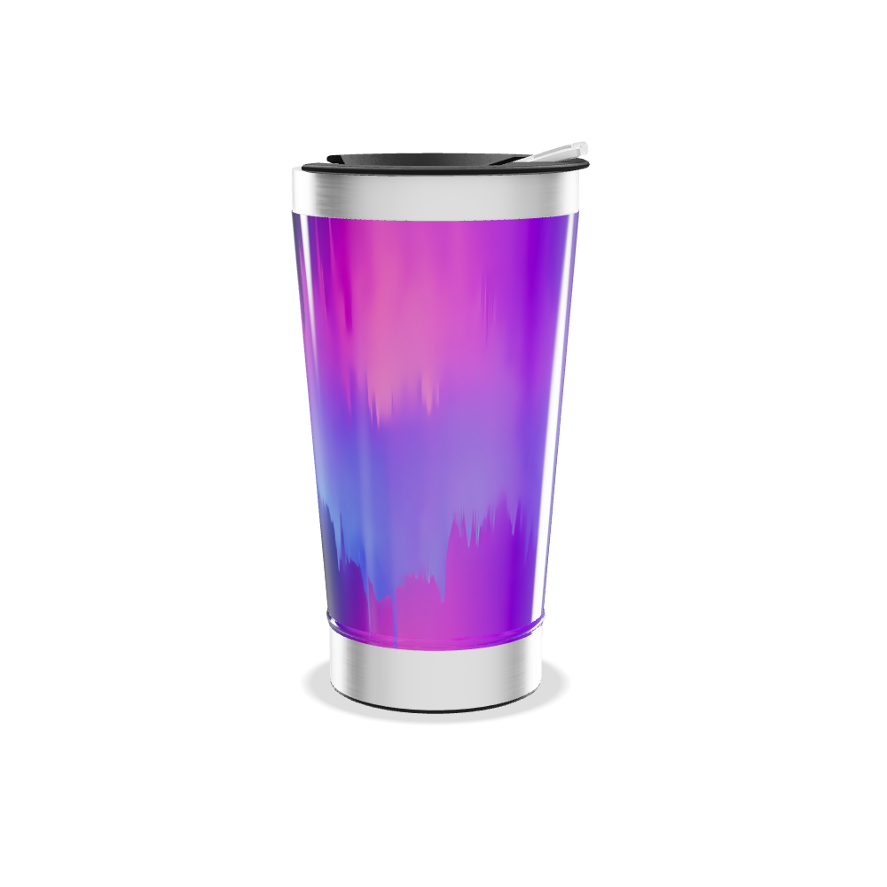 Copo Térmico - Estampa Aurora Inox