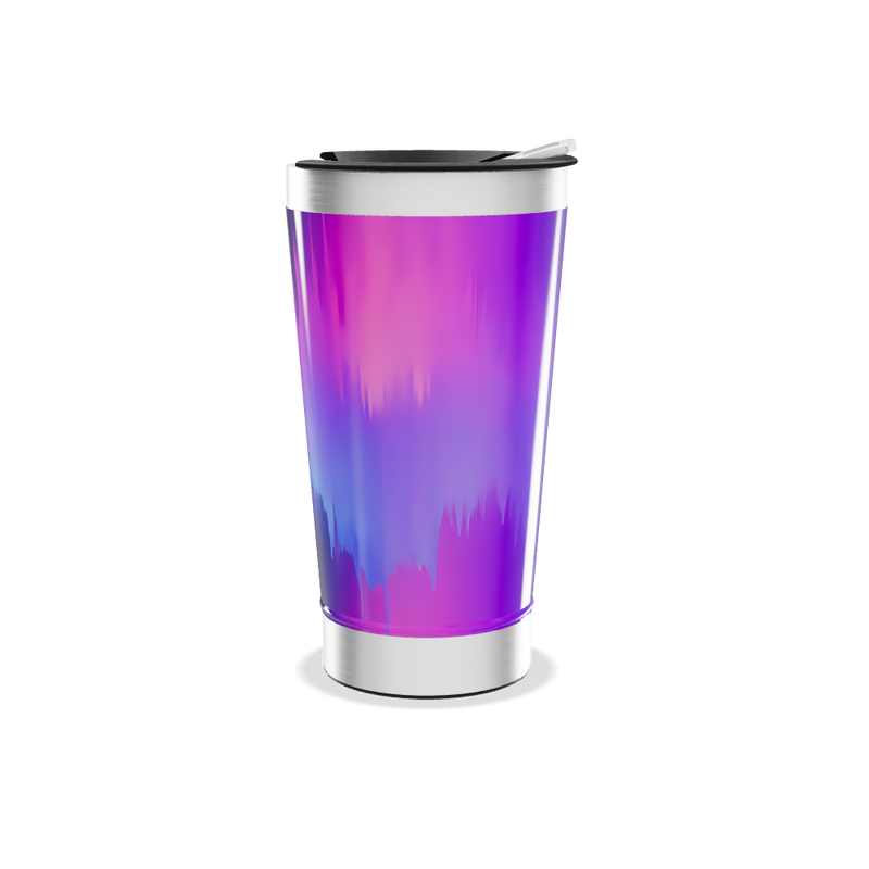 Copo Térmico - Estampa Aurora Inox