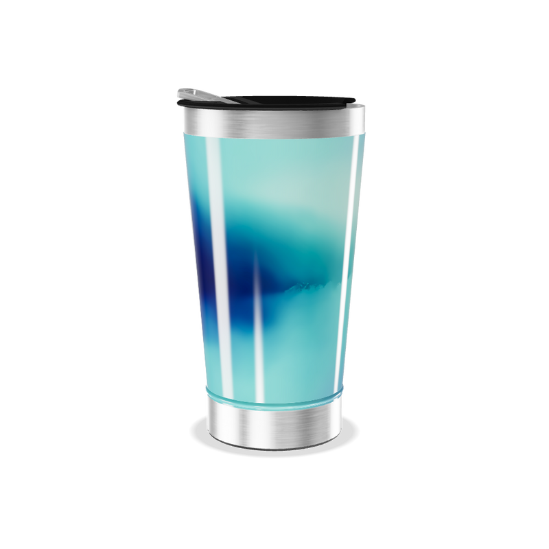 Copo Térmico - Azul Degradê Inox