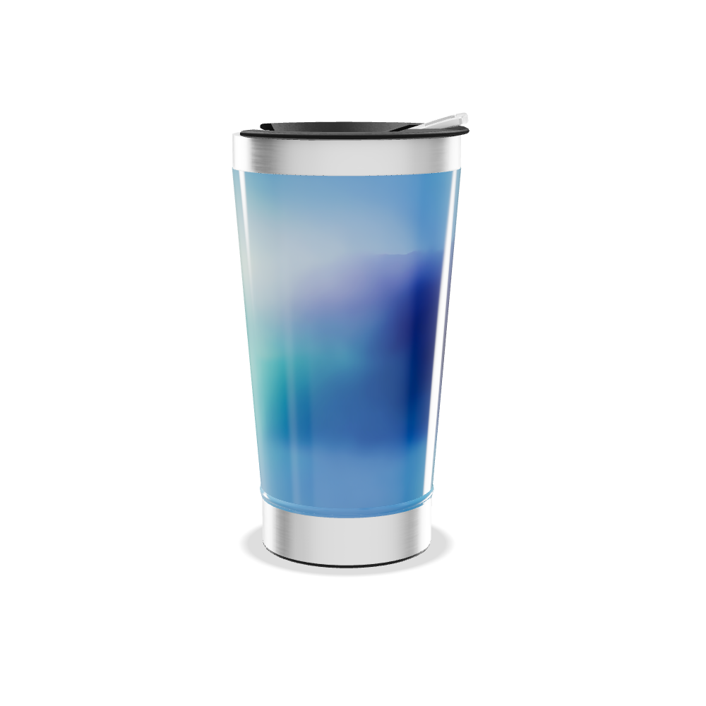 Copo Térmico - Azul Degradê Inox