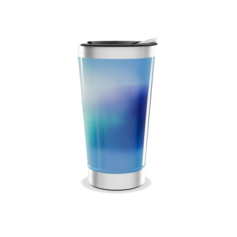Copo Térmico - Azul Degradê Inox