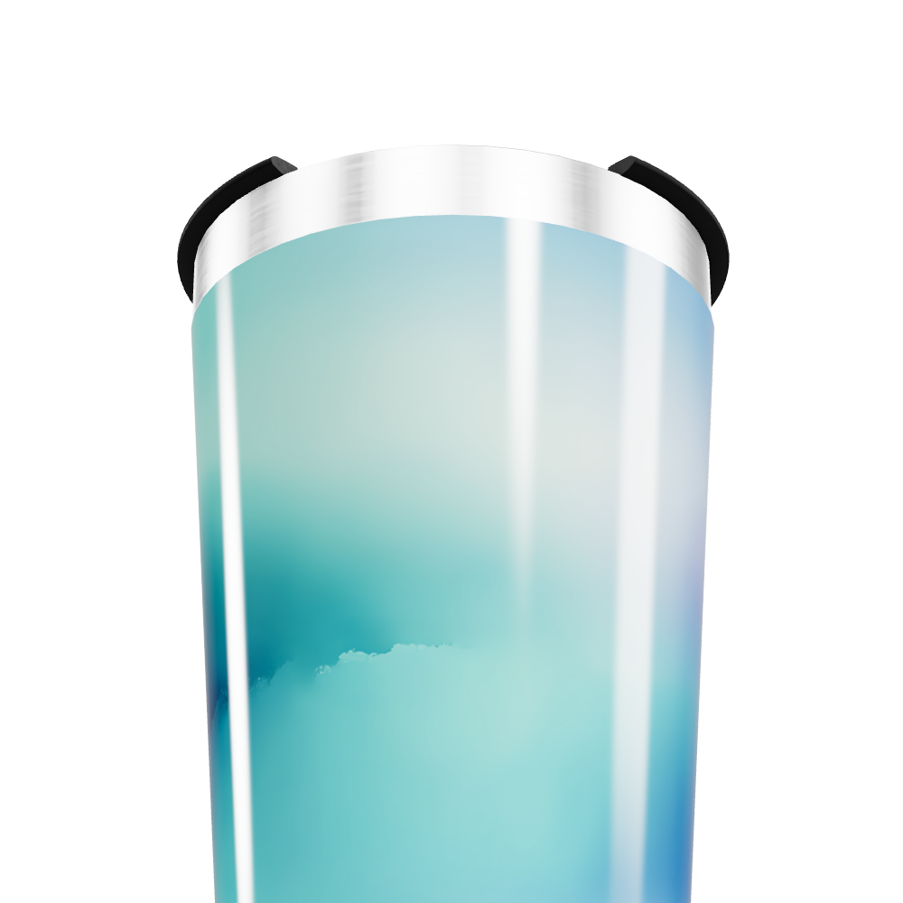 Copo Térmico - Azul Degradê Inox