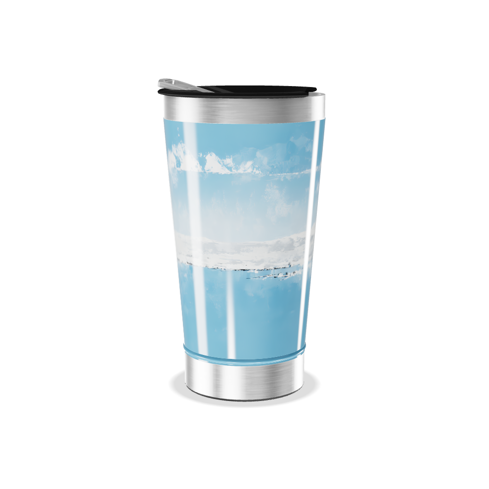 Copo Térmico - Azul com Paisagem