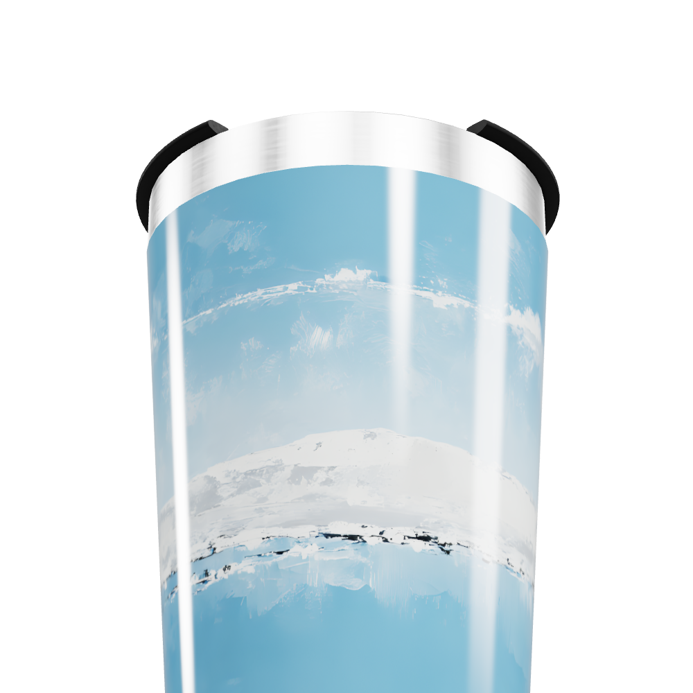 Copo Térmico - Azul com Paisagem