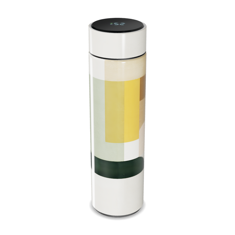 Garrafa Térmica Touch - Vidro Dourado Digital