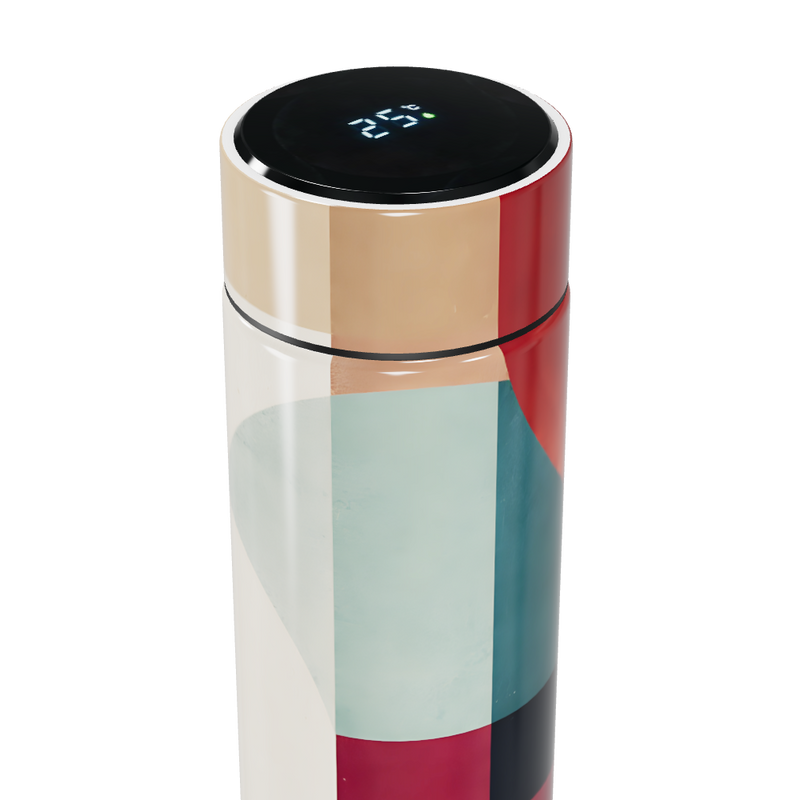 Garrafa Térmica Touch - Colorida com Display Digital