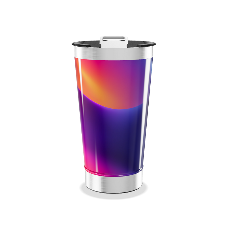 Copo Térmico - Estampa Degradê Colorida