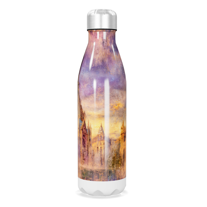 Garrafa Inox - Estampa Cidade Colorida